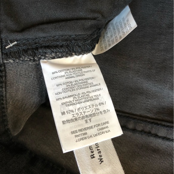 NWT Madewell Women's Black 9”High-Rise Skinny Frayed Jeans SIZE 26S Stretch - Picture 9 of 14